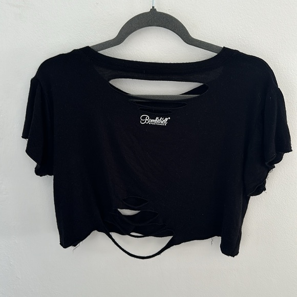 Bombshell sportswear shredded tee - Picture 2 of 5